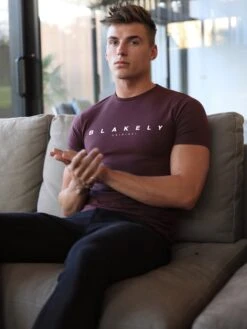 Colton T-Shirt - Burgundy 10 Colton T-Shirt - Burgundy -Cheap Clothing Store 078DelawareBurgundy2D 1