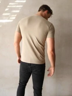 Series T-Shirt - Washed Khaki -Cheap Clothing Store 080AMBrown 04D