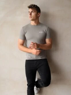 Series T-Shirt - Stone Grey -Cheap Clothing Store 080AMGreige 01D