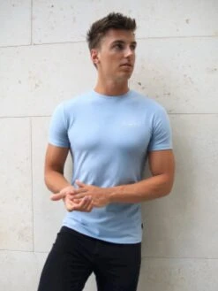 Universal T-Shirt - Ice Blue -Cheap Clothing Store 080BLLightBlue06D