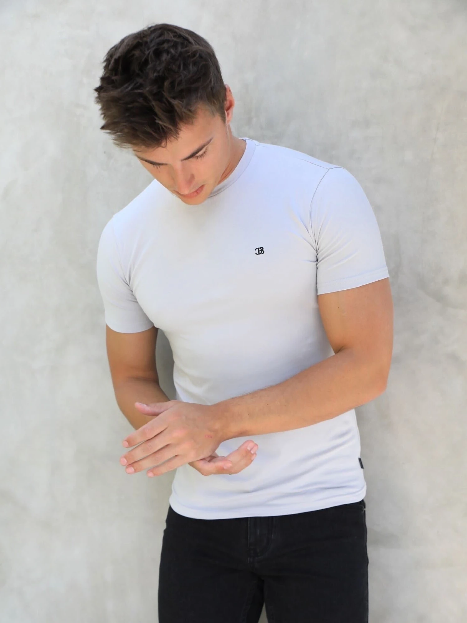 Initial Crew T-Shirt - Stone 7 Initial Crew T-Shirt - Stone - Image 5