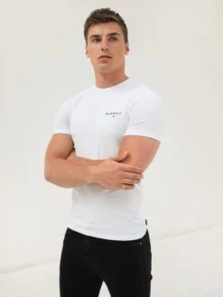 Riviera Initial T-Shirt - White -Cheap Clothing Store 080SWHITED