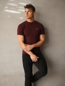 Livorno T-Shirt - Burgundy 13 Livorno T-Shirt - Burgundy -Cheap Clothing Store 1015Burgundy 01D