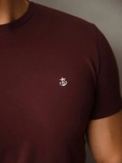 Livorno T-Shirt - Burgundy 11 Livorno T-Shirt - Burgundy -Cheap Clothing Store 1015Burgundy 02D