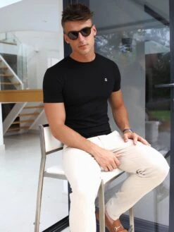 Salthouse T-Shirt - Black -Cheap Clothing Store 1015Salthouse 831TanChinos