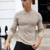 Oxley Knit Jumper - Oat -Cheap Clothing Store 1267AOatDLEAD
