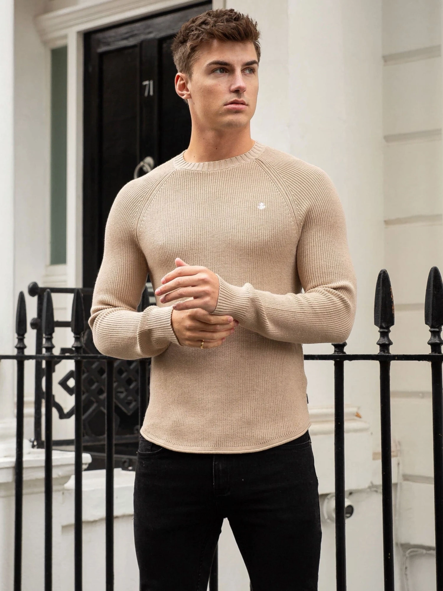 Olton Knit Jumper - Nude 3 Olton Knit Jumper - Nude