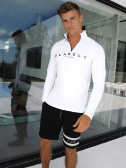 Compound 1/4 Zip - White 9 Compound 1/4 Zip - White -Cheap Clothing Store 1332CompoundWhite1D