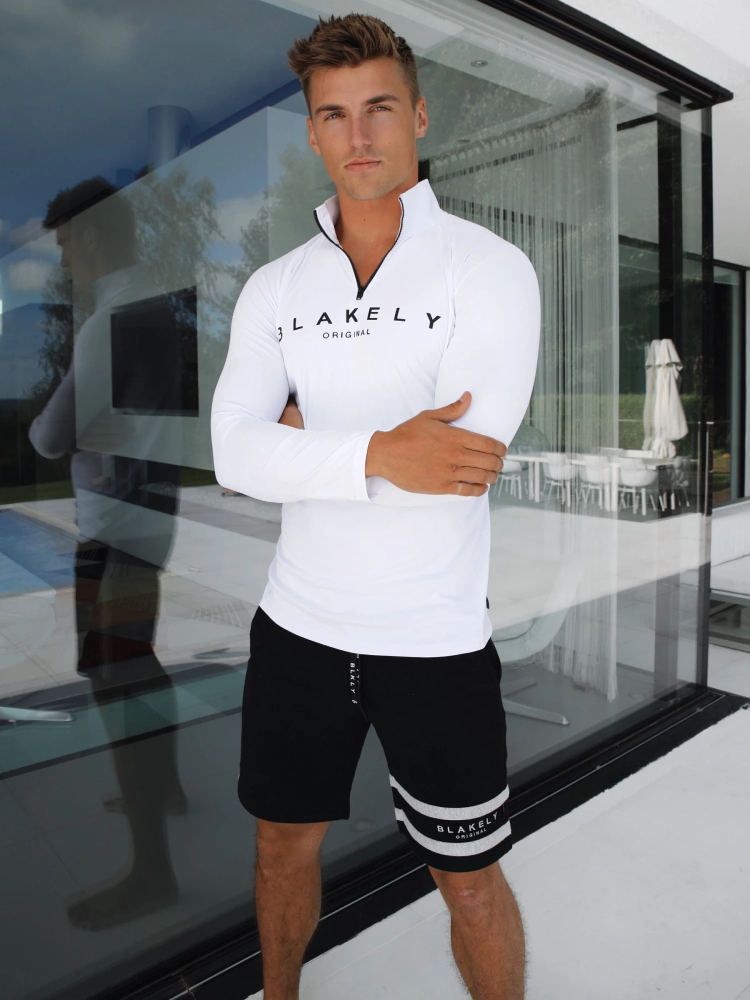 Compound 1/4 Zip - White 5 Compound 1/4 Zip - White - Image 3