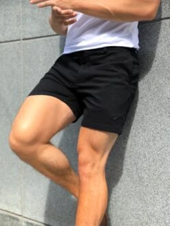 Sanremo Chino Shorts - Black -Cheap Clothing Store 1349BlackD 1