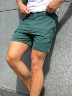 Sanremo Chino Shorts - Green 9 Sanremo Chino Shorts - Green -Cheap Clothing Store 1349GreenD 2