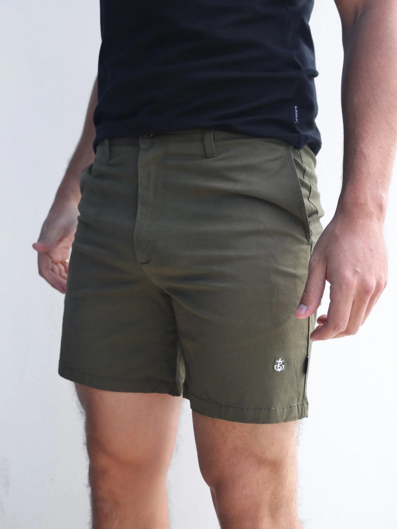 Stretch Chino Shorts - Khaki 3 Stretch Chino Shorts - Khaki