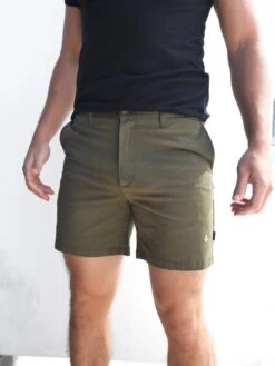 Stretch Chino Shorts - Khaki 8 Stretch Chino Shorts - Khaki -Cheap Clothing Store 1349LKhaki 02D
