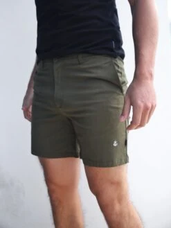 Stretch Chino Shorts - Khaki 9 Stretch Chino Shorts - Khaki -Cheap Clothing Store 1349LKhaki 03D