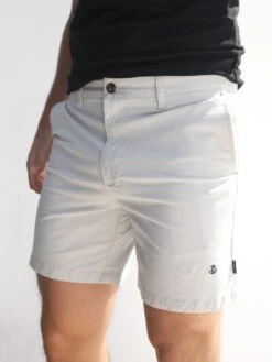 Stretch Chino Shorts - Light Grey -Cheap Clothing Store 1349LLightGrey 02D