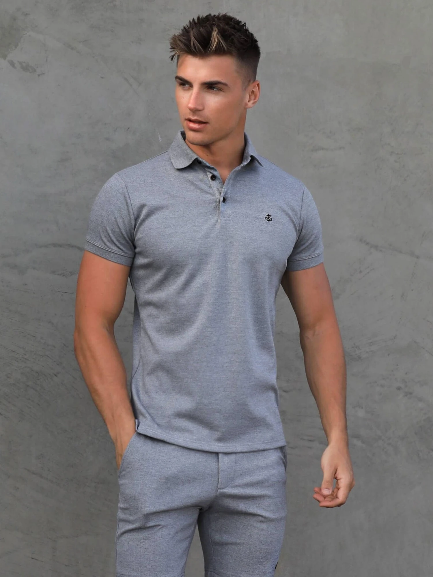 Sorrento Polo - Grey 3 Sorrento Polo - Grey