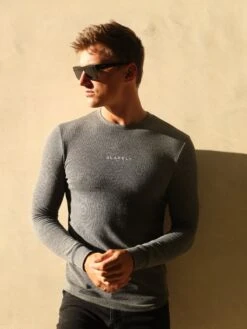 Alezio Textured Jumper - Charcoal -Cheap Clothing Store 1703DCharcoal04D