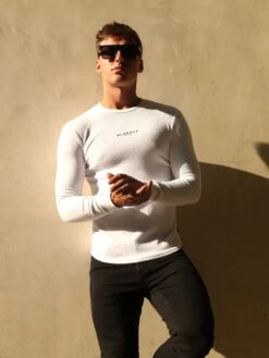 Alezio Textured Jumper - White 11 Alezio Textured Jumper - White -Cheap Clothing Store 1703DOffWhite02D