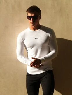 Alezio Textured Jumper - White 15 Alezio Textured Jumper - White -Cheap Clothing Store 1703DOffWhite06D