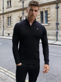 Oxbridge Jumper - Black -Cheap Clothing Store 1716OxbridgeBlack1D NewWebSize