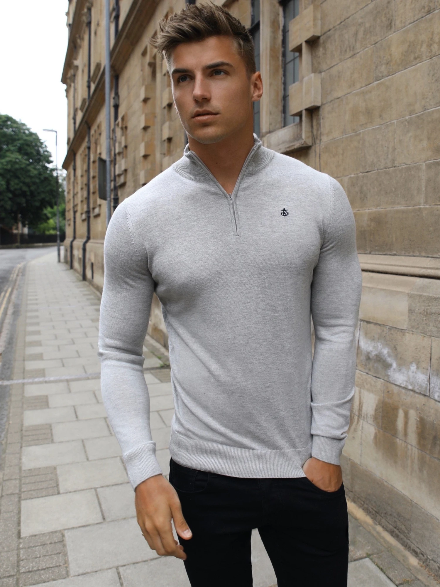 Oxbridge Jumper - Grey 6 Oxbridge Jumper - Grey - Image 4