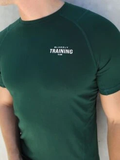 Slim Training T-Shirt - Dark Green -Cheap Clothing Store 1802TGreen 02D