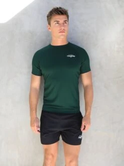 Slim Training T-Shirt - Dark Green -Cheap Clothing Store 1802TGreen 06D