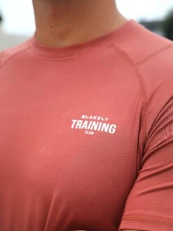 Slim Training T-Shirt - Rust Red -Cheap Clothing Store 1802TRed 04D