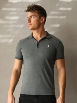 Aspen Polo - Green -Cheap Clothing Store 1804AGrey 03D