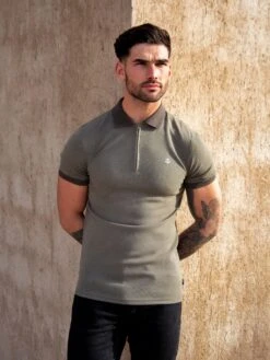 Aspen Polo - Khaki Green -Cheap Clothing Store 1804AKhaki 03D