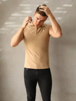 Aspen Polo - Tan -Cheap Clothing Store 1804ATan 04D