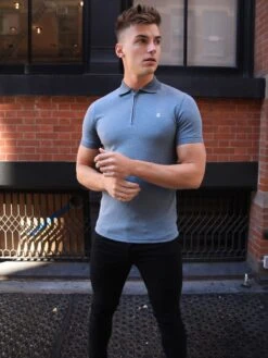 Aspen Polo - Blue -Cheap Clothing Store 1804AblueD 3