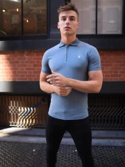 Aspen Polo - Blue -Cheap Clothing Store 1804AblueD 4