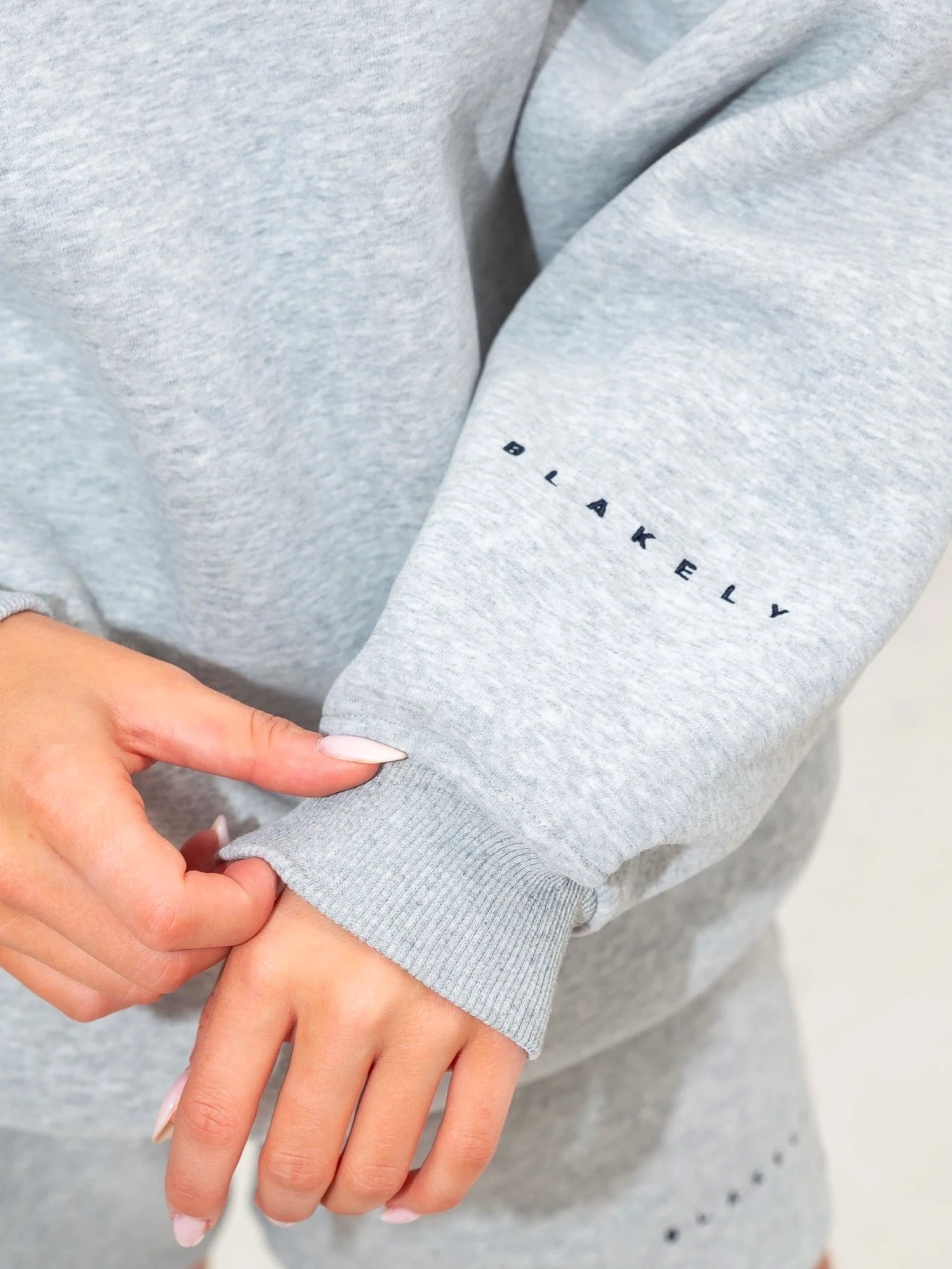 Isabel Oversized Jumper - Marl Grey 7 Isabel Oversized Jumper - Marl Grey - Image 5