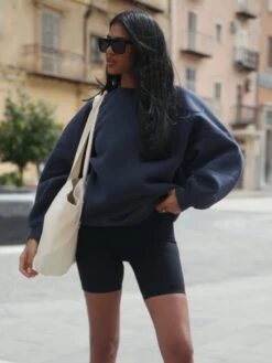 Isabel Oversized Jumper - Classic Navy -Cheap Clothing Store 1846ANAVYISABEL02