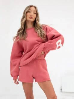 Isabel Oversized Jumper - Sunrise Coral -Cheap Clothing Store 1846ASandRed 02D