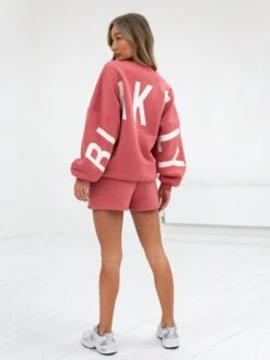 Isabel Oversized Jumper - Sunrise Coral -Cheap Clothing Store 1846ASandRed 06D