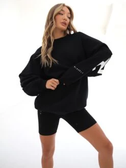 Isabel Oversized Jumper - Black -Cheap Clothing Store 1846ISABELBLACK04