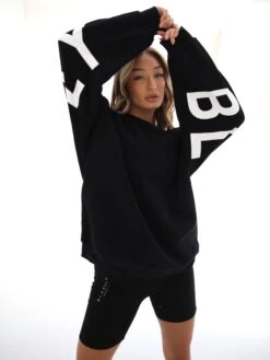 Isabel Oversized Jumper - Black -Cheap Clothing Store 1846ISABELBLACK05