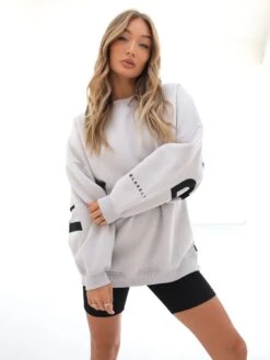 Isabel Oversized Jumper - Stone -Cheap Clothing Store 1846ISABELGREY02