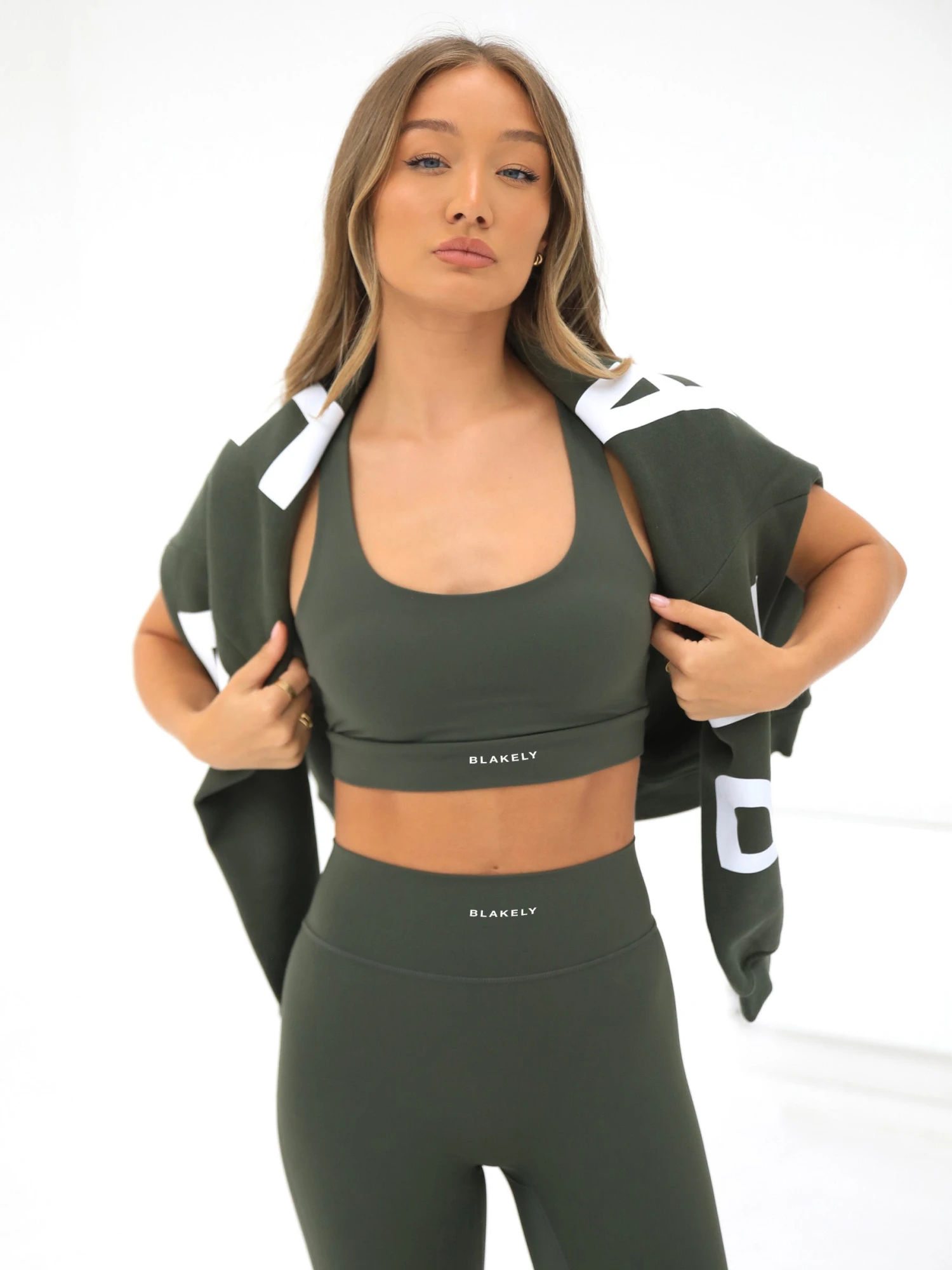 Ultimate Active Bra - Khaki Green 3 Ultimate Active Bra - Khaki Green