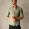 Pacentro Shirt - Light Khaki 2 Pacentro Shirt - Light Khaki -Cheap Clothing Store 1855AGREEN LEADD