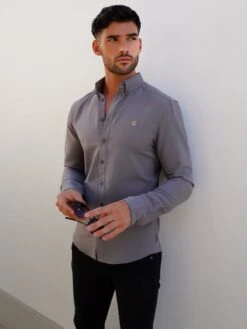 Jenson Shirt - Grey -Cheap Clothing Store 1855GgreyD 2