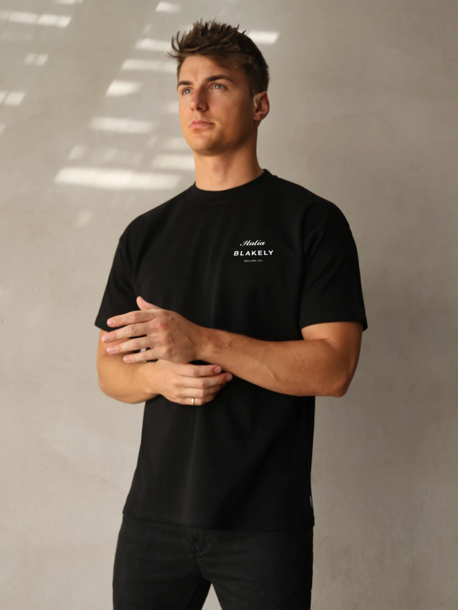 Italia Relaxed T-Shirt - Black 3 Italia Relaxed T-Shirt - Black