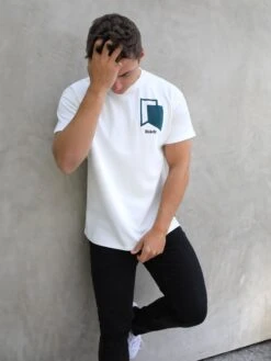 Revolve Relaxed T-Shirt - Flat White 15 Revolve Relaxed T-Shirt - Flat White -Cheap Clothing Store 1966White 03D