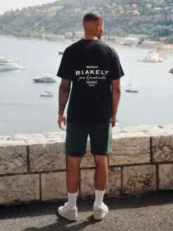 Monaco Relaxed T-Shirt - Black -Cheap Clothing Store 196BLACKD 3