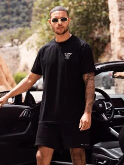 Monaco Relaxed T-Shirt - Black -Cheap Clothing Store 196BLACKD 4