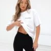 Active Studios Oversized T-Shirt - White -Cheap Clothing Store 196BSFlatWhite 03LEADD