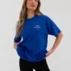 Italia Oversized T-Shirt - Cobalt Blue -Cheap Clothing Store 196BWBlue LEAD02D