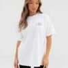 Italia Oversized T-Shirt - Flat White -Cheap Clothing Store 196BWWhite LEADD